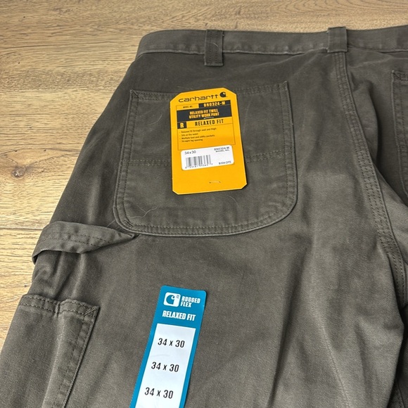 Carhartt Brown Cargo Pants Durable Workwear - Picture 6 of 11